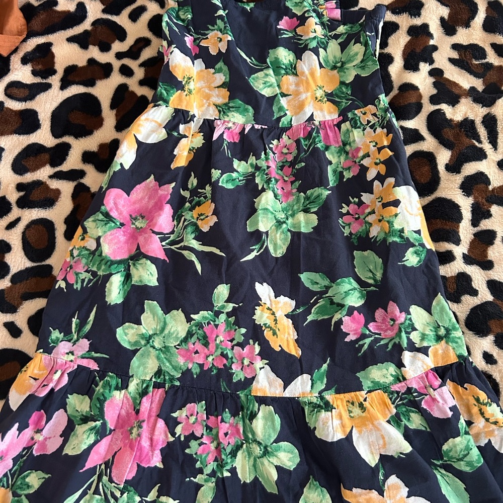 Old Navy Black Floral Kids Dress